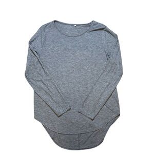 Under Armour Women’s M Grey Breathe Long Sleeve Shirt Performance Activewear
